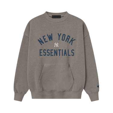 Fear of God Essentials Yankees Sport Crewneck 'Homestead Heather'