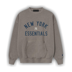 Fear of God Essentials Yankees Sport Crewneck 'Homestead Heather'