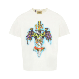 Gallery Dept. Live For Metal Tee 'Light Archival White'