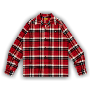 Human Made Flannel Check Shirt 'Red'