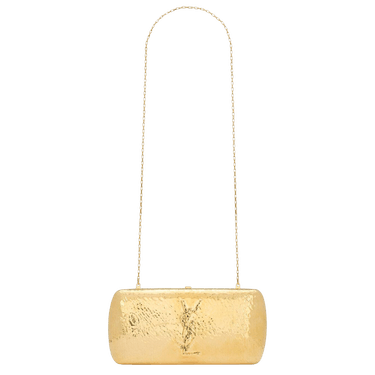 Saint Laurent Evening Clutch In Metal 'Papillon'