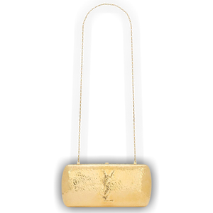 Saint Laurent Evening Clutch In Metal 'Papillon'