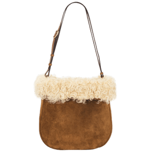 Saint Laurent Roady Shoulder Bag 'Caramel Cognac/Beige'