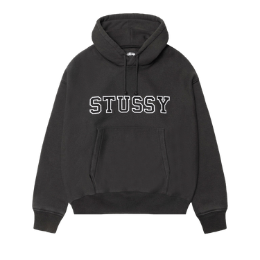 Stussy Felt Applique Hoodie 'Black'