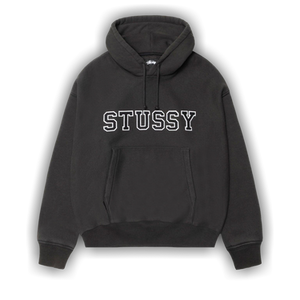 Stussy Felt Applique Hoodie 'Black'