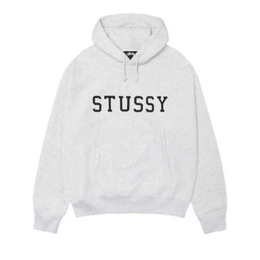 Stussy Felt Applique Hoodie 'Ash Heather'