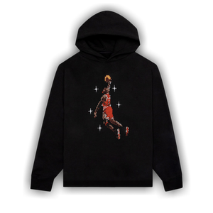 Air Jordan Essentials Graphic Fleece Hoodie 'Black'