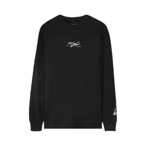 Air Jordan Flight Essentials Long Sleeve Tee 'Black'