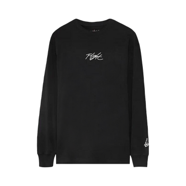 Air Jordan Flight Essentials Long Sleeve Tee 'Black'