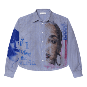 Vale Forever Freedom Button Up 'Stripped/Blue'