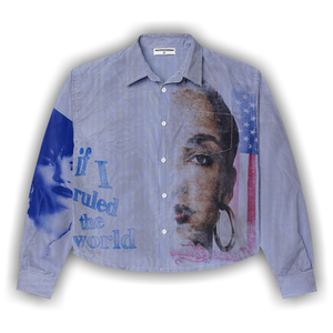 Vale Forever Freedom Button Up 'Stripped/Blue'