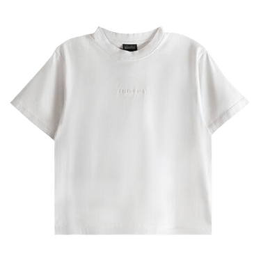 Balenciaga Medium Fit T-Shirt 'Dirty White/Baby Pink'