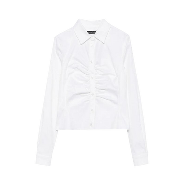 Balenciaga Ruched Shirt 'White'