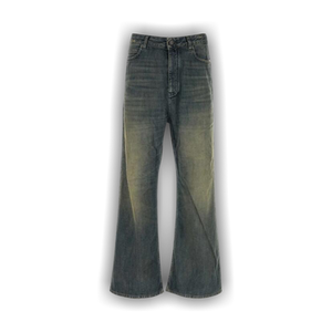 Balenciaga Low Crotch Pants 'Navy/Green/Yellow'