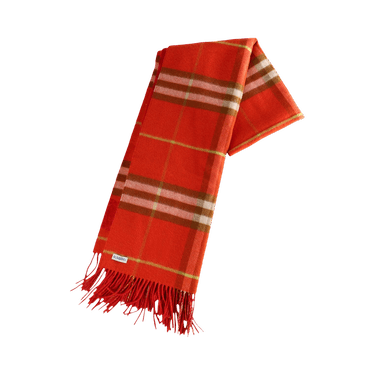 Burberry Solid To Gc Scarf 'Tomato Red'