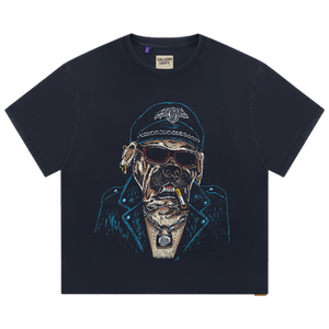 Gallery Dept. Oct Biker Dog Tee 'Vintage Black'