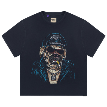 Gallery Dept. Oct Biker Dog Tee 'Vintage Black'