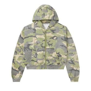 Vale Forever Crystal Camo Work Jacket 'Green/Camo'