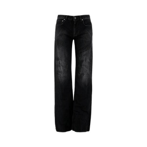 Balenciaga Wide Leg Pants 'Black Fade Out'