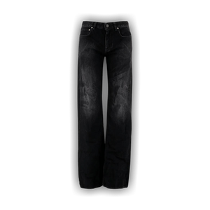 Balenciaga Wide Leg Pants 'Black Fade Out'
