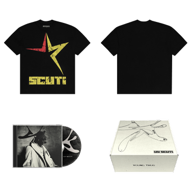 Sp5der Red Yellow Star Tee Box Set 'Black'