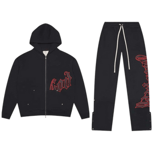 Godspeed OG Logo Sweatsuit V2 'Black/Red'