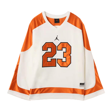 Air Jordan MJ Collegiate Hockey Jersey 'Sail/Starfish/Black'