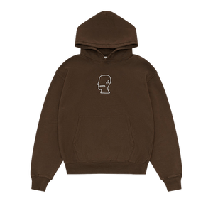 Brain Dead 3D Logohead Hoodie 'Brown'
