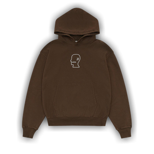 Brain Dead 3D Logohead Hoodie 'Brown'