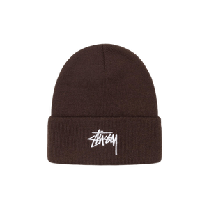 Stussy Stock Cuff Beanie 'Cocoa'
