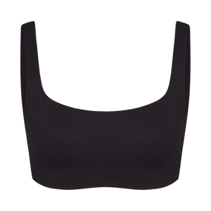 NikeSKIMS Matte Scoop Neck Bra 'Obsidian'