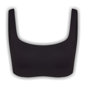 NikeSKIMS Matte Scoop Neck Bra 'Obsidian'