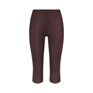 NikeSKIMS Shine Drawcord Crop 17" Legging 'Dark Sepia'