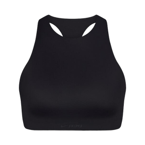 NikeSKIMS Shine High Neck Bra 'Obsidian'