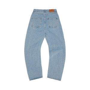 Corteiz Allstarz Denim Baggy Jeans 'Washed Blue'