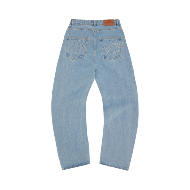Corteiz Allstarz Denim Baggy Jeans 'Washed Blue'