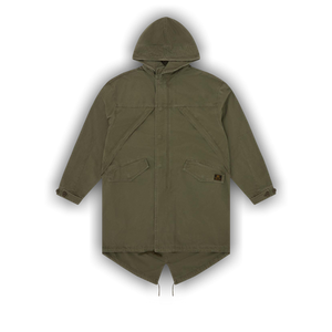 Corteiz Guerillaz Fishtail Parka 'Olive'