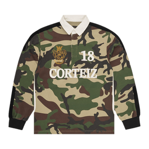 Corteiz Panelled Rugby 'Woodland Camo'