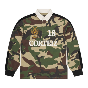 Corteiz Panelled Rugby 'Woodland Camo'