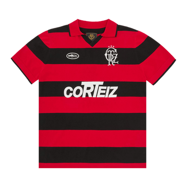 Corteiz Striped Knit Jersey 'Red'