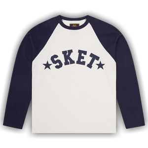 Corteiz Sket Raglan Long-Sleeve 'Navy'