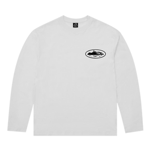 Corteiz OG Island Long-Sleeve Tee 'White'