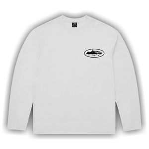 Corteiz OG Island Long-Sleeve Tee 'White'