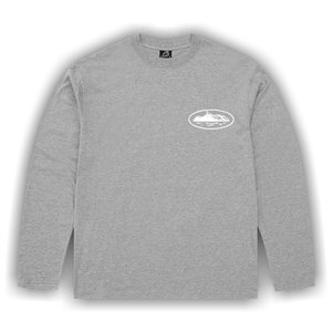 Corteiz OG Island Long-Sleeve Tee 'Grey'