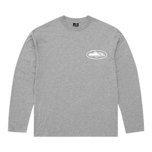 Corteiz OG Island Long-Sleeve Tee 'Grey'