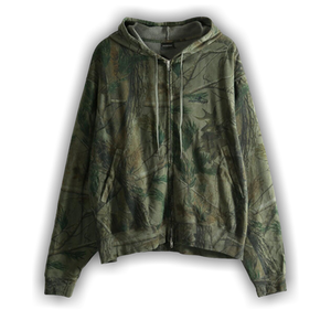 Balenciaga Oversized Zip-Up Hoodie 'Forest Green'