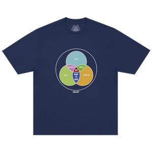 Palace Zen Diagram T-Shirt 'Navy'