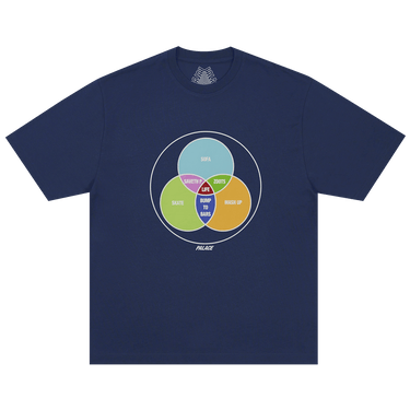 Palace Zen Diagram T-Shirt 'Navy'