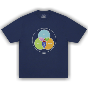 Palace Zen Diagram T-Shirt 'Navy'