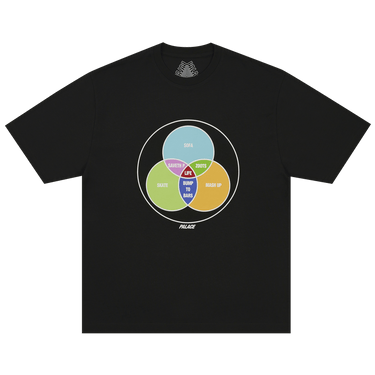 Palace Zen Diagram T-Shirt 'Black'